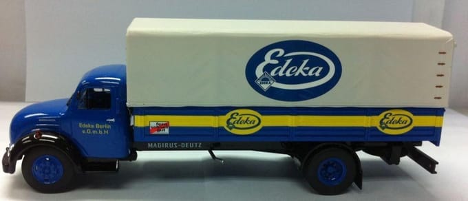 Magirus Deutz S3500 EDEKA BERLIN COVERED PICK UP 1:43
