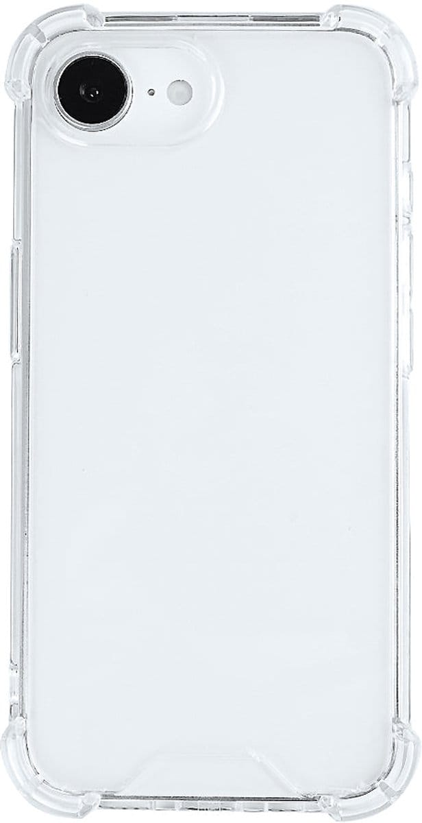 Rixus Anti-Burst Case For Apple iPhone 16e, 17e Transparent