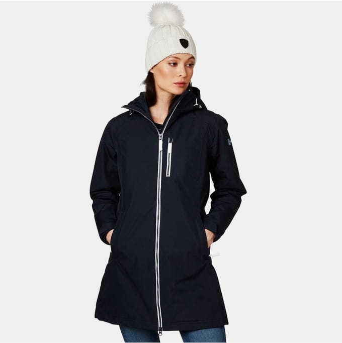 Belfast winterjas voor dames in marineblauw