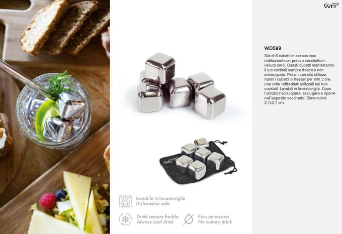 WD LIFESTYLE - SET VAN 6 IJSKLONTJES