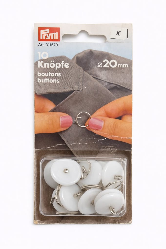 Prym 10 Knopen 20 mm