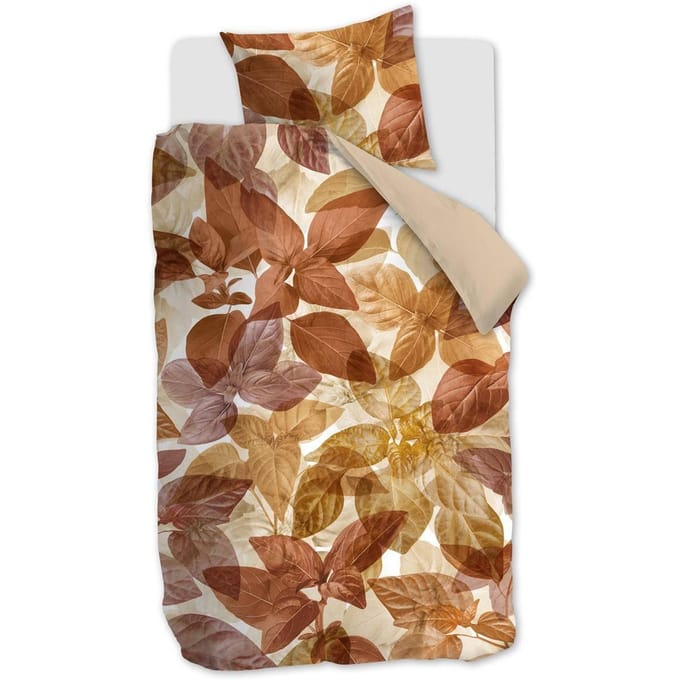 Beddinghouse Amber dekbedovertrek - Eenpersoons - 140x200/220 - Steenrood