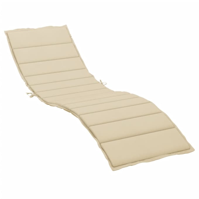 vidaXL - Ligbedkussens - Oxford - stof - (100% - polyester) - Beige