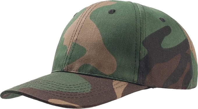 Atlantis Start 6 Paneel Baseball Cap (Camouflage)