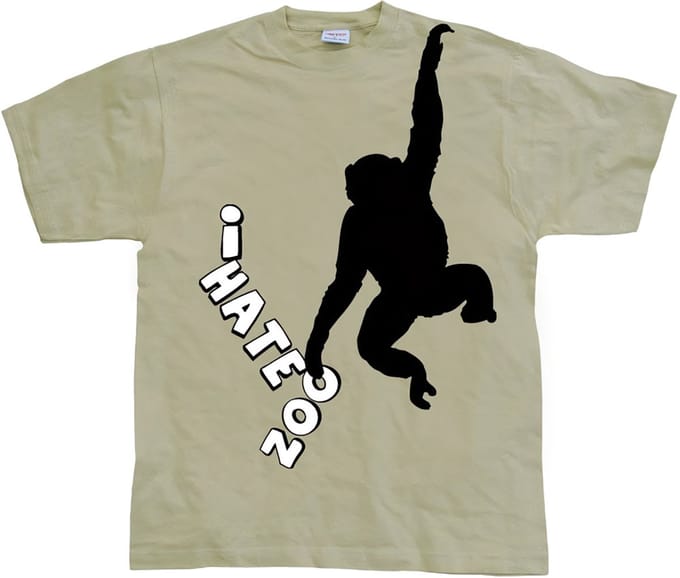 Hybris I Hate Zoo T-shirt SH-1-15109-LFH2-13