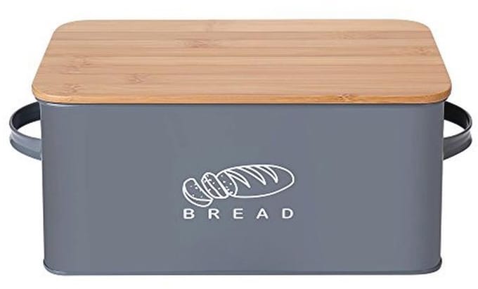 Broodbak met Bamboe Deksel - Keukenopberger voor Vers Brood