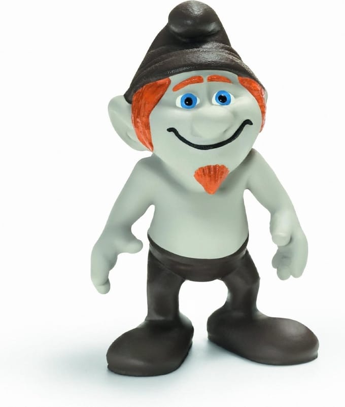 Hackus - Schleich - Speelfiguurtje -  6cm - De Smurfen