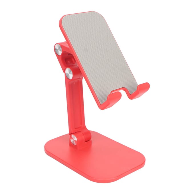 Bureautelefoonstandaard Rood Handsfree Antislipvoet Verstelbare Multifunctionele Telefoonhouder Standaard voor 4.7 gray