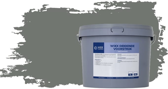 Wixx Dekkende Voorstrijk - 5L - Grijs