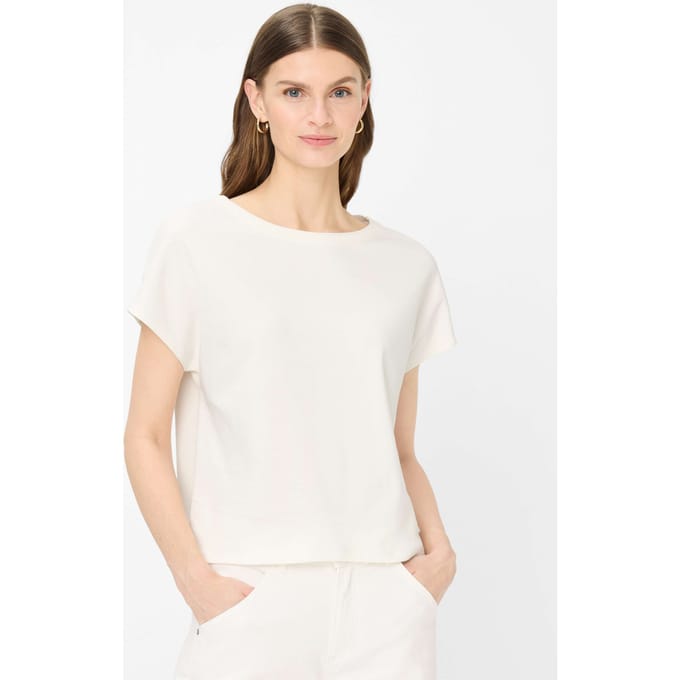 Brax Dames Shirt  Style CATHY S soft ecru, crèmewit, maat 48