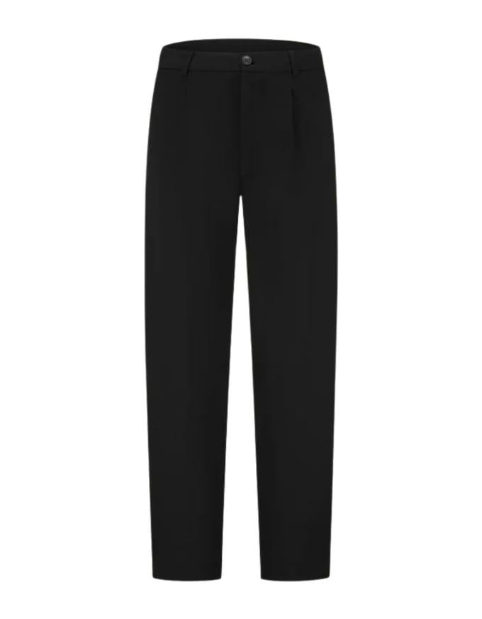 Duquezzi Wool Blend Trousers Pantalons Zwart Dqa50026009