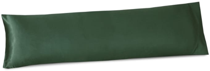 Beauty Silk - Satijnen Body Pillow Kussensloop - Groen - 40x145 cm - Glans Satijn