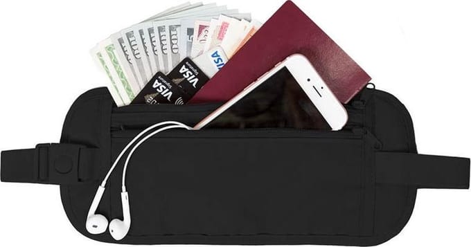 New Age Devi - Undercover Money Belt - Heuptasje - Zwart
