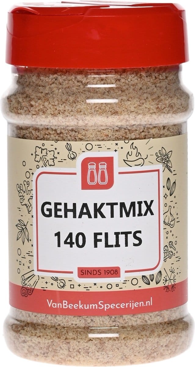 Van Beekum Specerijen - Gehaktmix 140 (flits) - Strooibus 160 Gram
