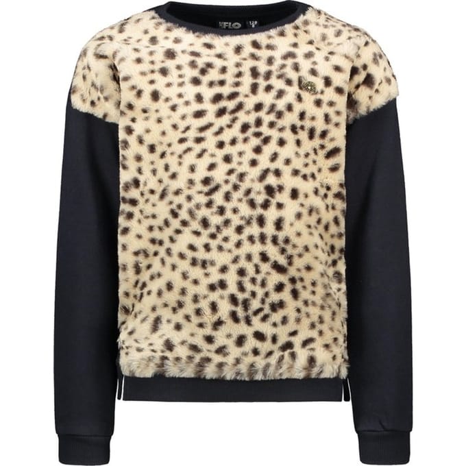 Flo Meisjes Trui - Navy - Maat 140