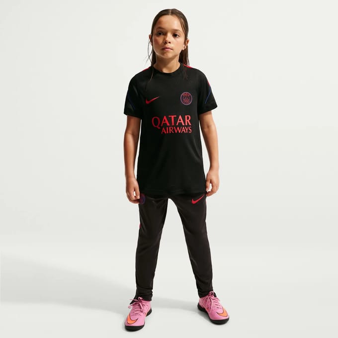 Nike Paris Saint-Germain Strike Top 26/27 - Zwart/Rood - Maat S (128-137) - Kids