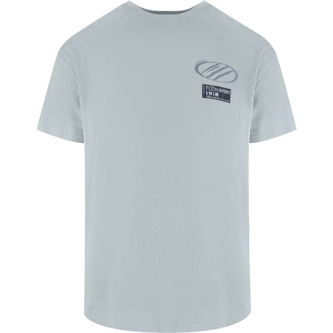 Korte Mouwen T-shirt in Lichtblauw