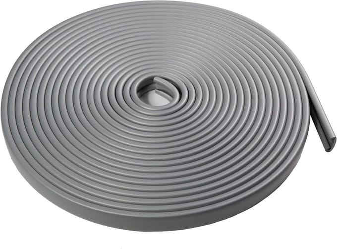 PVC Leuning - Trapleuning PVC - Veiligheid Verhoging - Weerbestendig Materiaal - 5 meter - Grijs