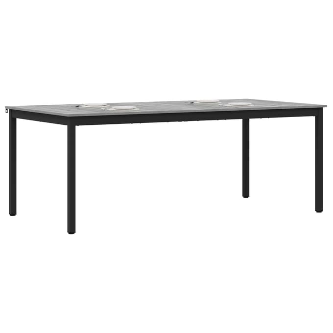 vidaXL - Eettafels - 200 - x - 100 - x - 75 - cm - Bewerkt - hout - Rechthoekig