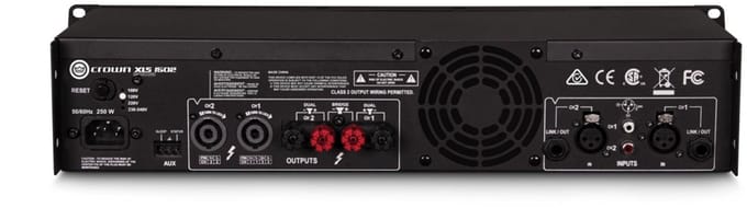 Crown XLS 1502 DriveCore2 Serie 2x 525W @ 4Ohm - 2-Kanaals eindversterker