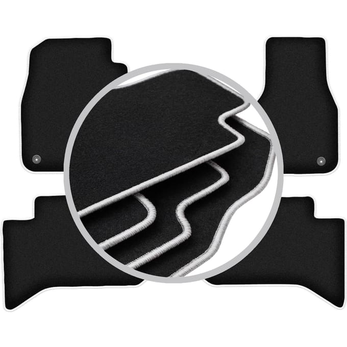 CARLUX-SILVER automatten voor: Dodge RAM short DJ (2009-2019)