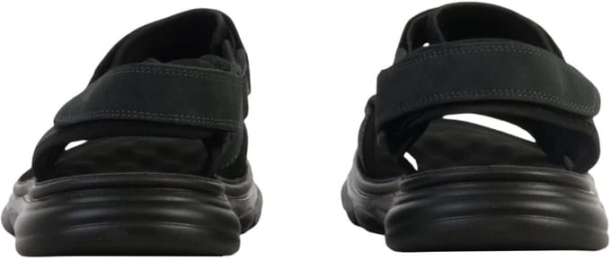 Platte sandalen met klittenband