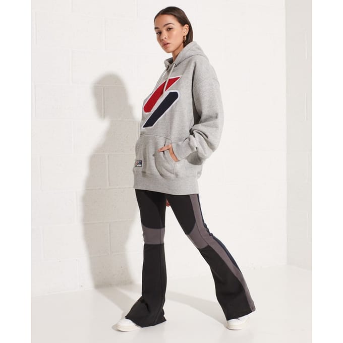 Dames oversized sweatshirt met capuchon Superdry Code