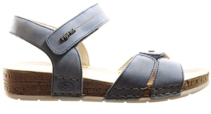 Blauwe Lederen Comfortabele Sandaal maat 37