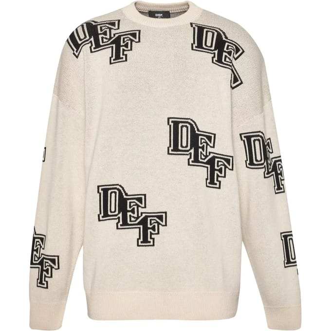 DEF - Knit Crewneck sweater/trui - XL - Beige
