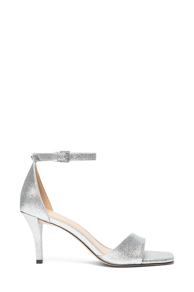 Michael Kors Jaida Heeled Sandal Silver Maat: 38 | Sandalen Outlet | Dames | Zilver