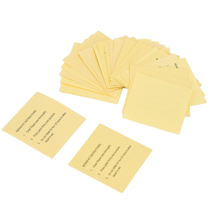 Kit de 30 Patchs de Réparation Auto-adhésifs pour Piscine Patchs de Réparation Imperméables pour Piscines Gonflables Baignades beige