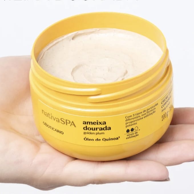 Nativa Spa Golden Plum Exfoliating Body Scrub 200g