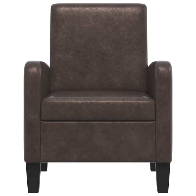 vidaXL Fauteuil kunstleer bruin
