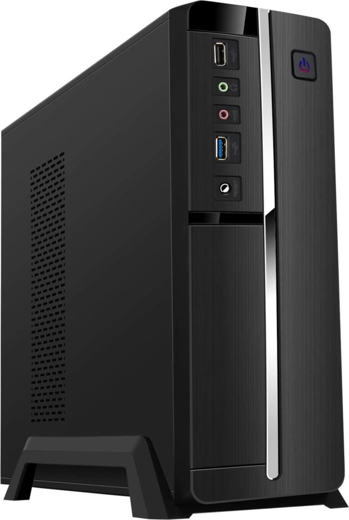 ATX Mini-tower Box with Power Feed TooQ TQC-3005U3 Slim USB 3.0