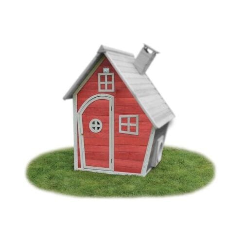 EXIT Toys EXIT voor- en achterwand Fantasia houten speelhuis - rood