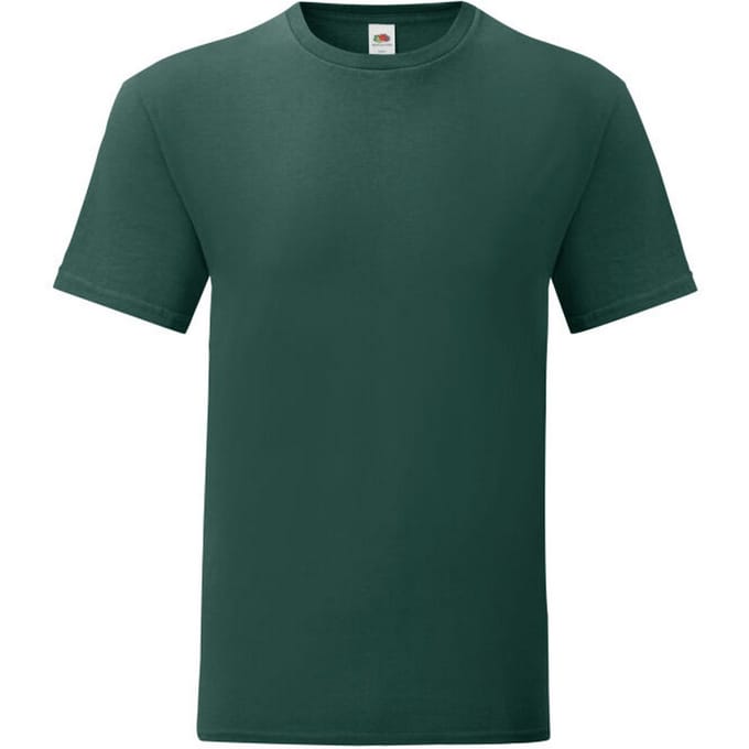 Fruit of the Loom Heren Iconisch 150 T-Shirt (Bosgroen)