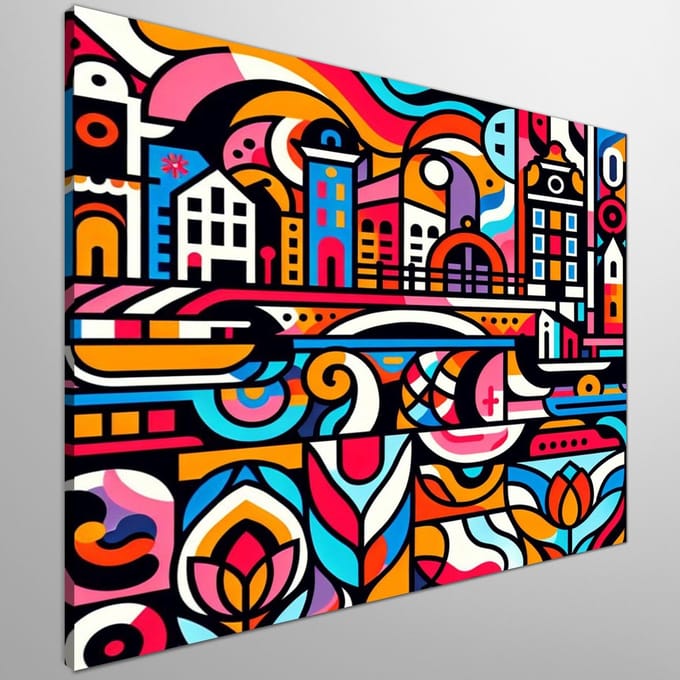 Kunstprint | Wanddecoratie | Canvas | 100 × 100 cm