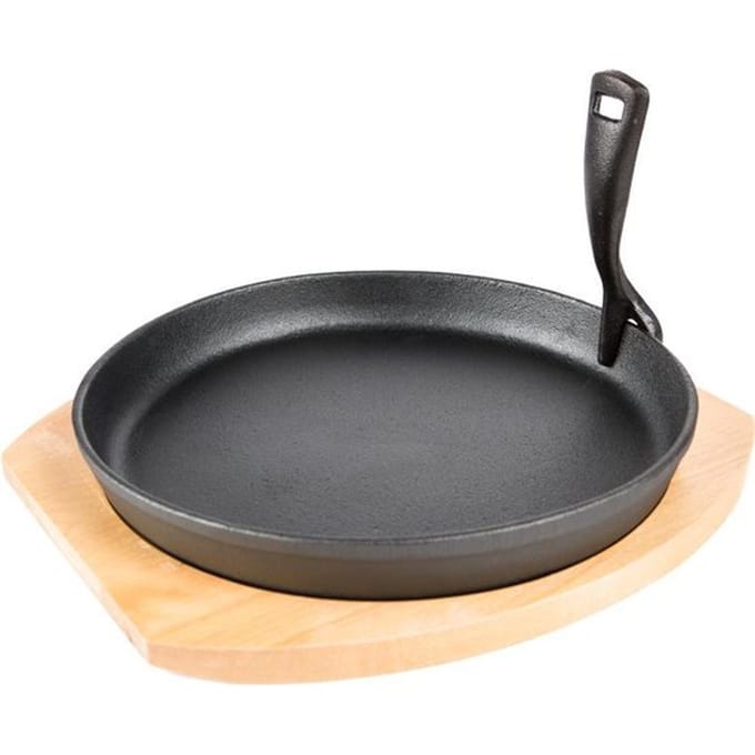 Grill Guru Cooking Plate & Holder XL