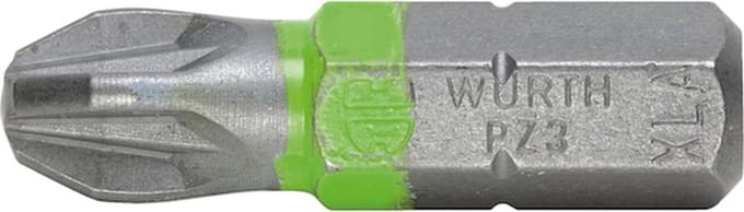 Wurth - Bit PZ C 6,3 (1/4) - C 6.3 PZ-bit (1/4 inch) x 10 st -