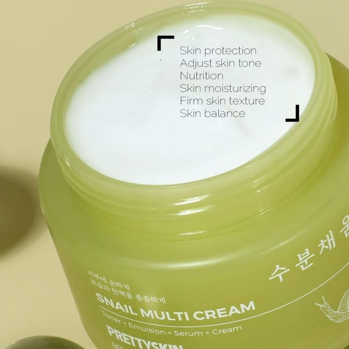 [PRETTYSKIN] Crème Multi Escargot 100ml beige