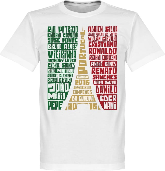 Portugal EURO 2016 Selectie T-Shirt - M