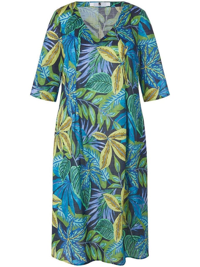 Jurk V-hals Van Anna Aura blauw