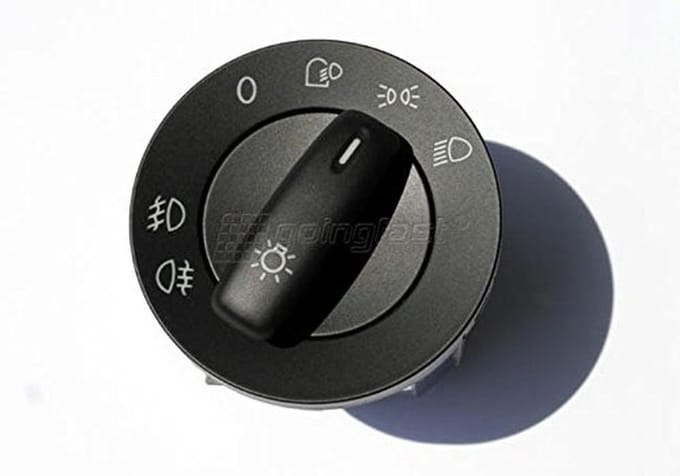 Koplamp Schakelaar met Mistlicht Functie voor VW Golf 5 6, Passat B6, Touran, Caddy