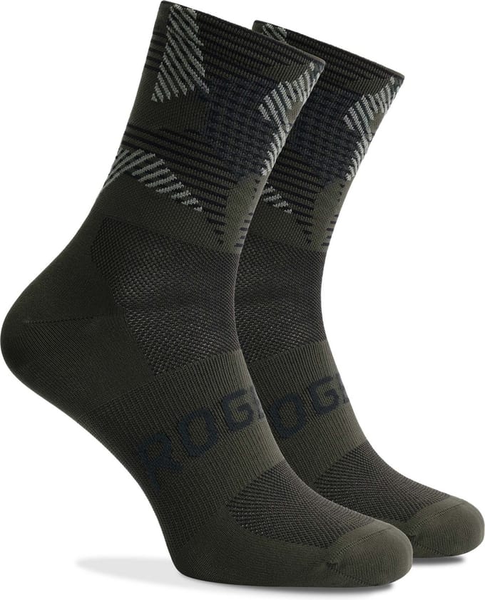 Rogelli Camo Fietssokken - Heren - Leger Groen - Maat 36-39
