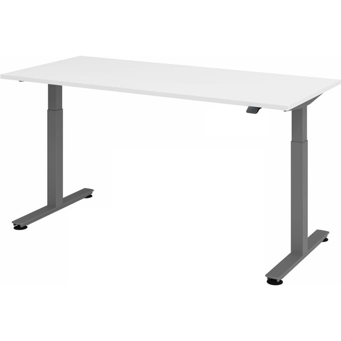 XMST 19 G | Bureau - Wit 180 x 80 Tafelhoogte I Elektrisch in hoogte verstelbaar