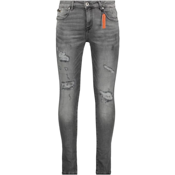Gabbiano Jeans Ultimo Jeans 821751 Antra Destroyed Mannen Maat - W27 X L34