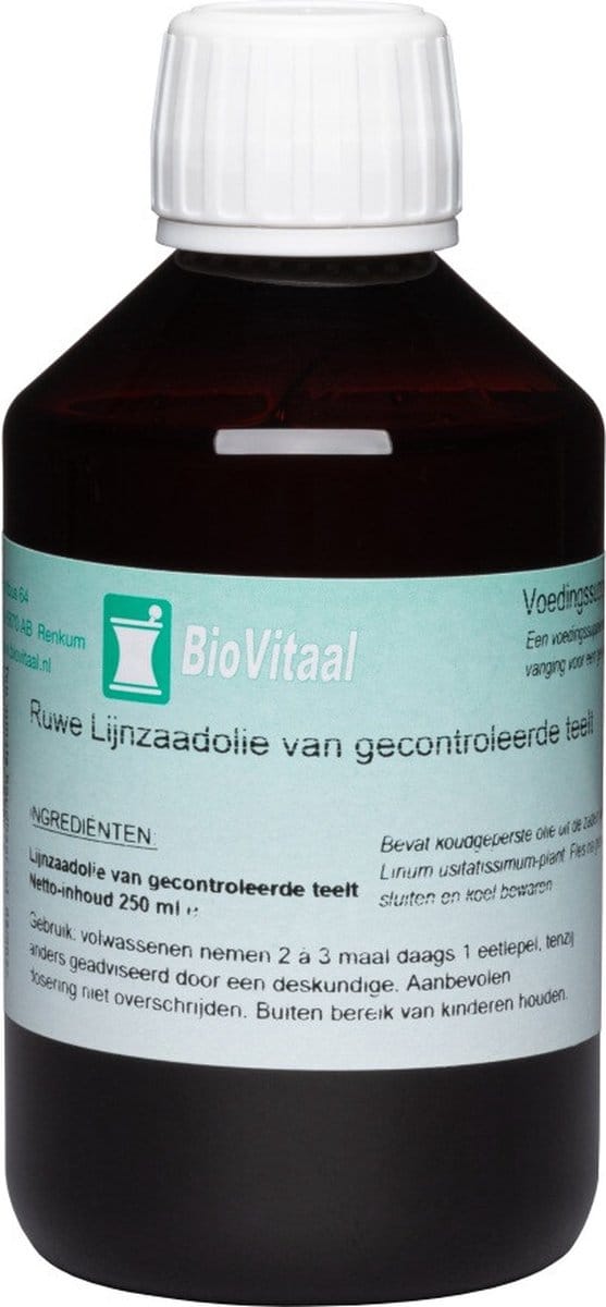 Vera Supplements Lijnzaadolie 250 ml
