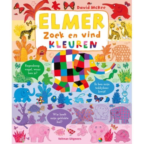 Elmer Zoek En Vind - Kleuren - David McKee