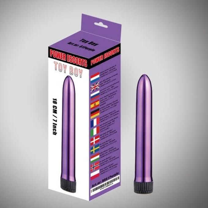 Power Escorts Paarse Gspot En Clit Vibrator 18 cm