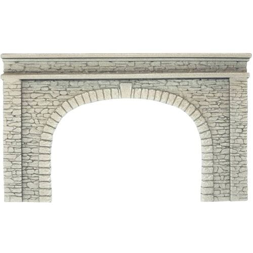 NOCH 58062 H0 Tunnelportaal 2-sporig Hardschuim model